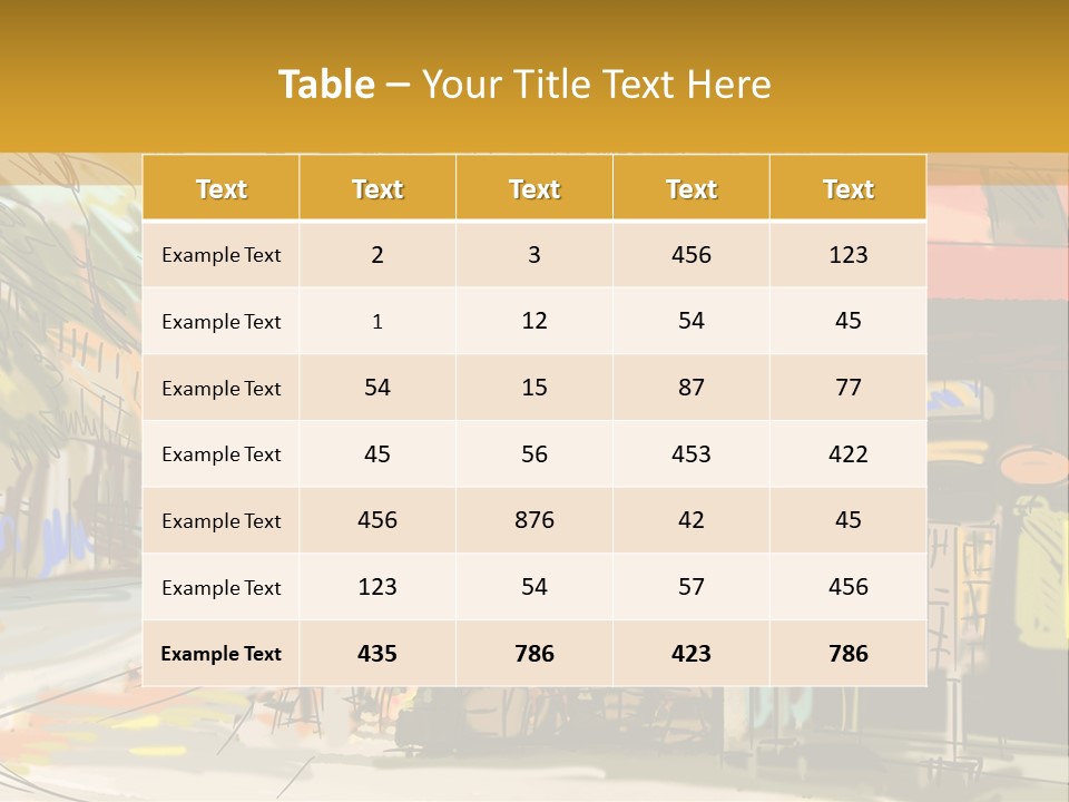 Cityscape Travel Map PowerPoint Template