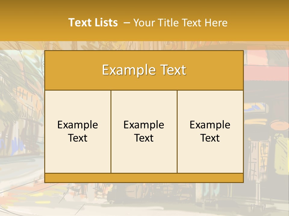 Cityscape Travel Map PowerPoint Template