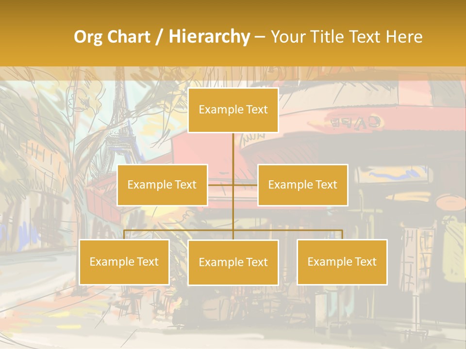 Cityscape Travel Map PowerPoint Template