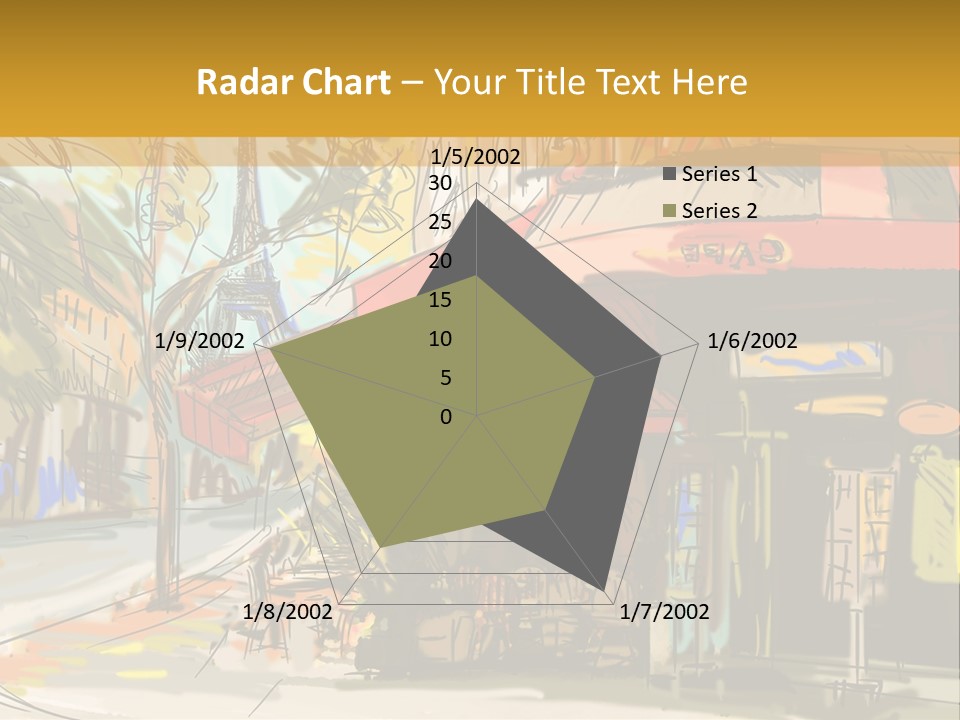 Cityscape Travel Map PowerPoint Template
