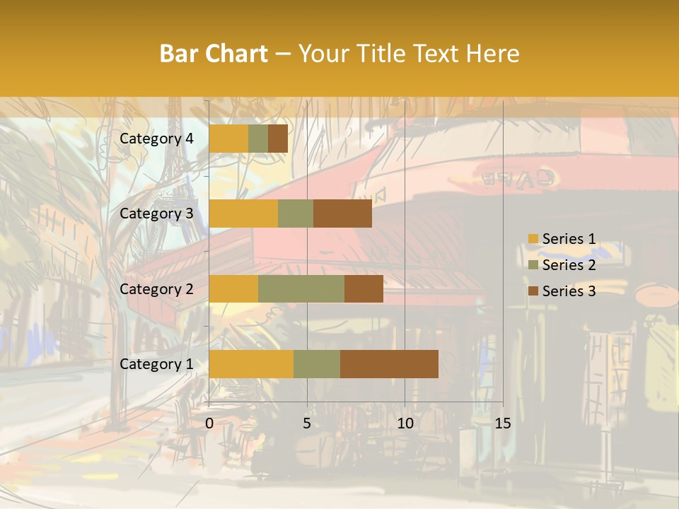 Cityscape Travel Map PowerPoint Template