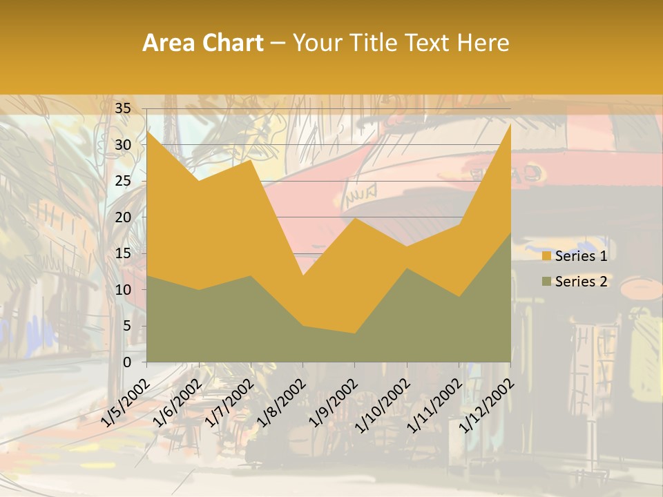Cityscape Travel Map PowerPoint Template