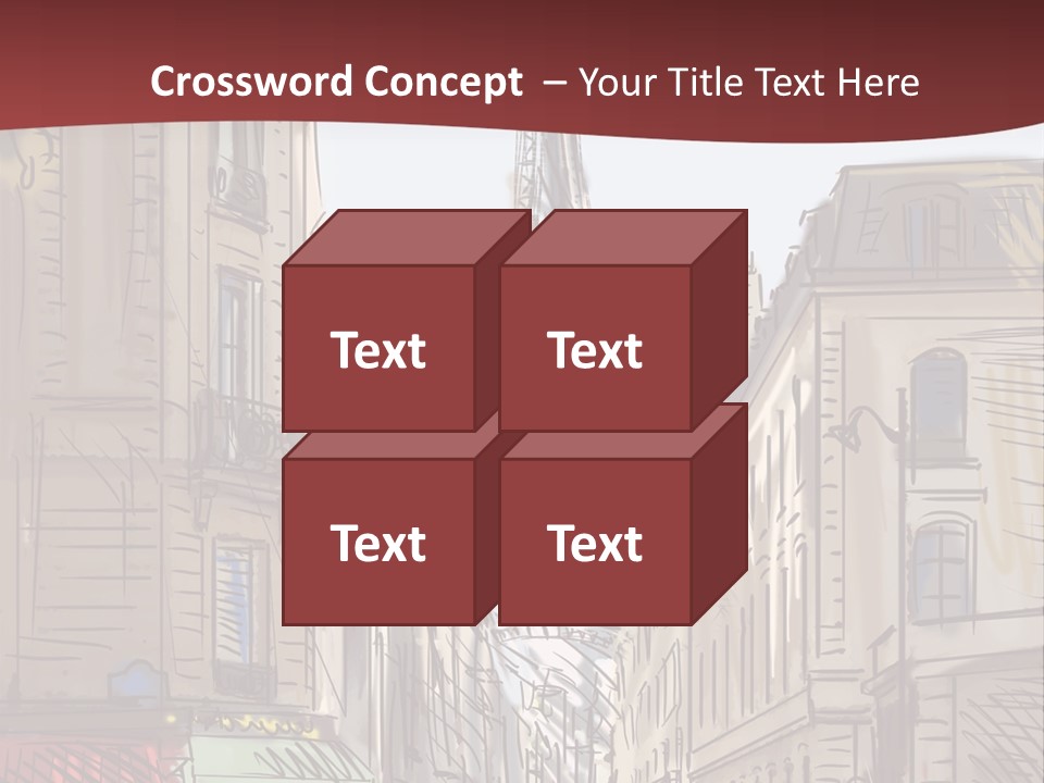 Exterior Silhouette Black PowerPoint Template