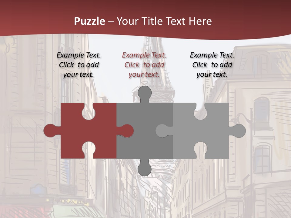 Exterior Silhouette Black PowerPoint Template