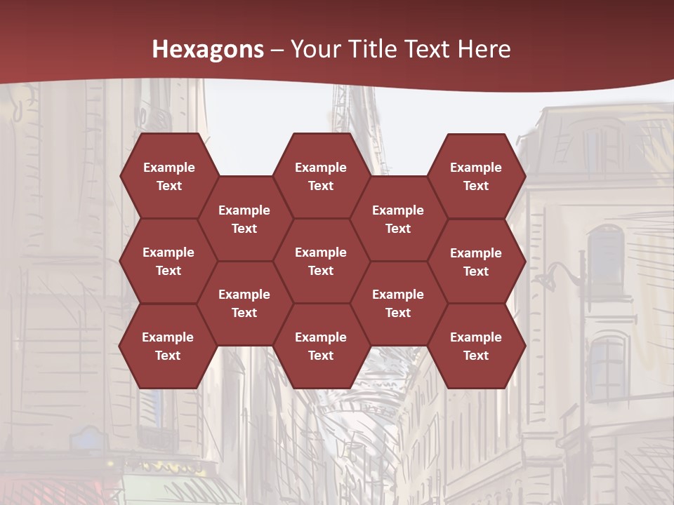 Exterior Silhouette Black PowerPoint Template