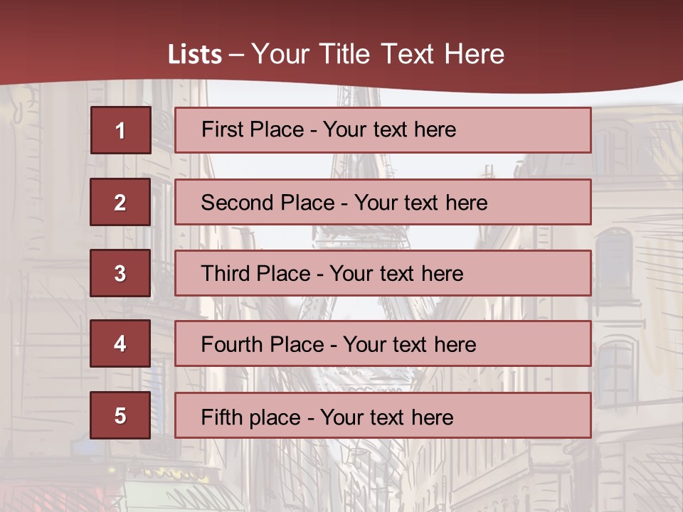 Exterior Silhouette Black PowerPoint Template