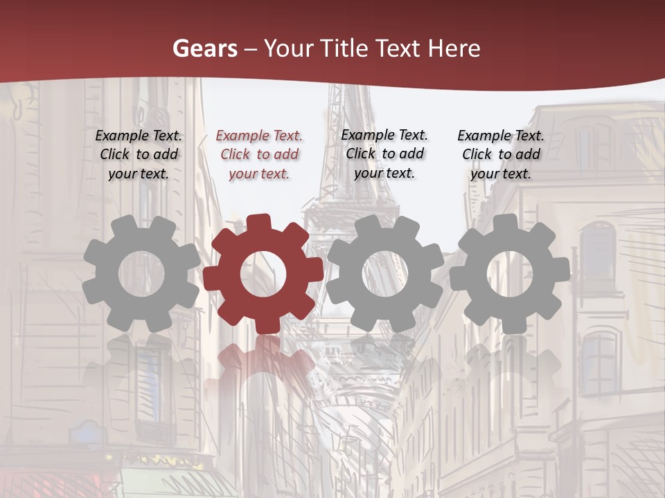 Exterior Silhouette Black PowerPoint Template