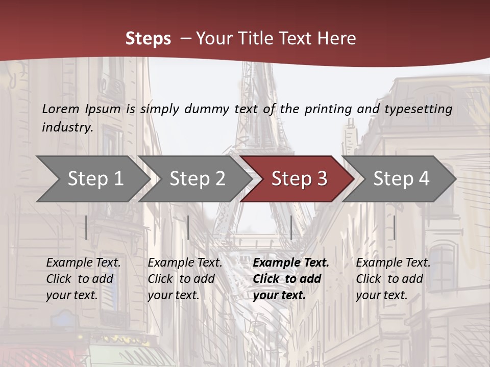 Exterior Silhouette Black PowerPoint Template
