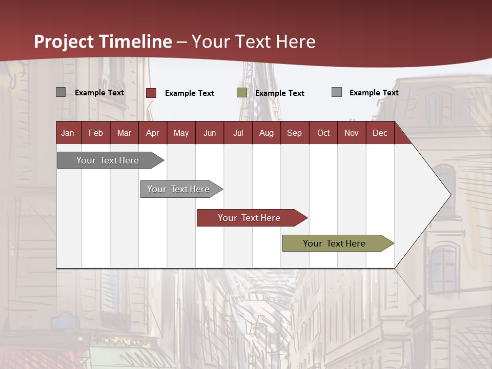 Exterior Silhouette Black PowerPoint Template