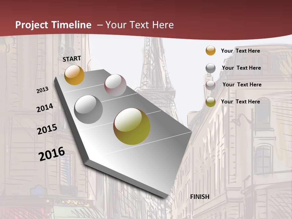 Exterior Silhouette Black PowerPoint Template