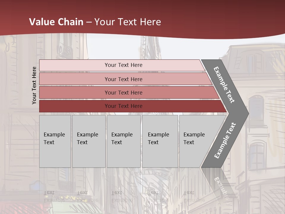 Exterior Silhouette Black PowerPoint Template