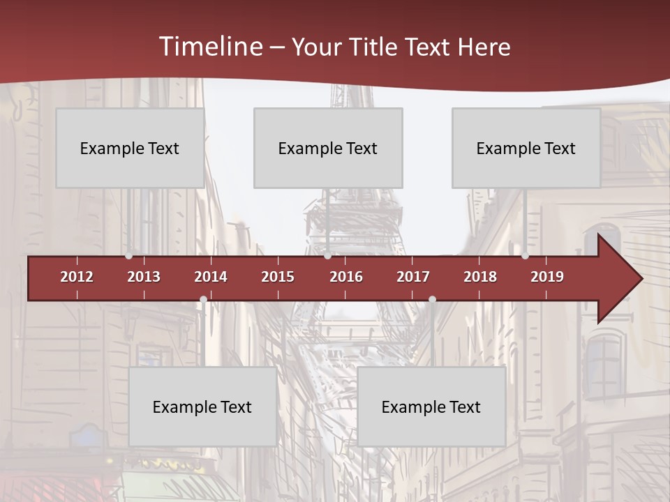 Exterior Silhouette Black PowerPoint Template