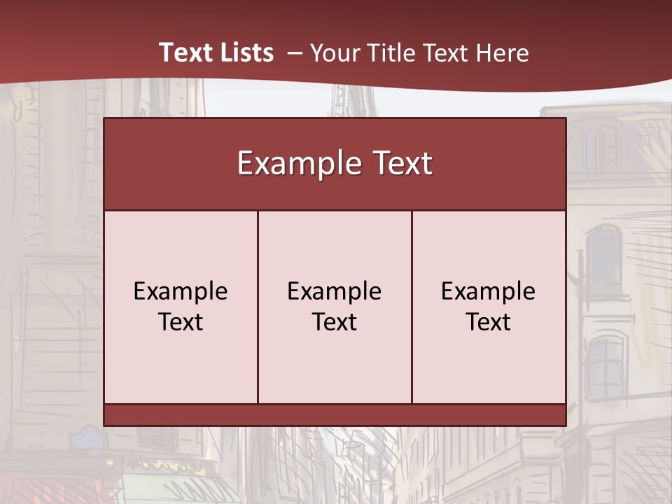 Exterior Silhouette Black PowerPoint Template