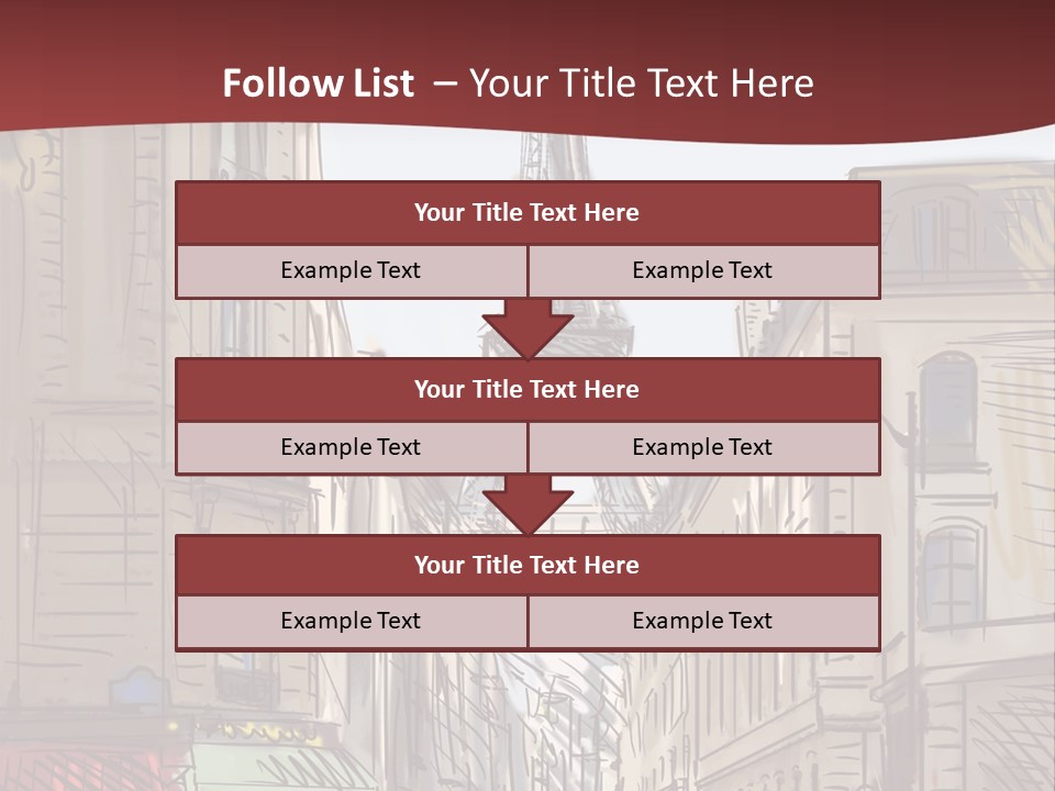 Exterior Silhouette Black PowerPoint Template