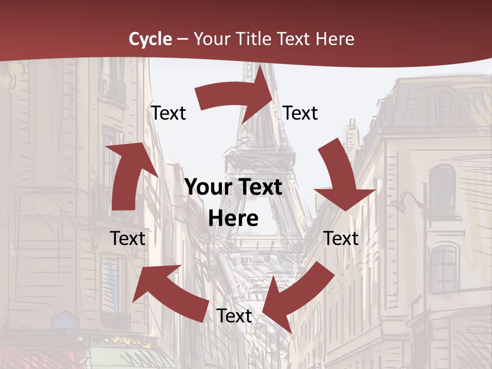 Exterior Silhouette Black PowerPoint Template