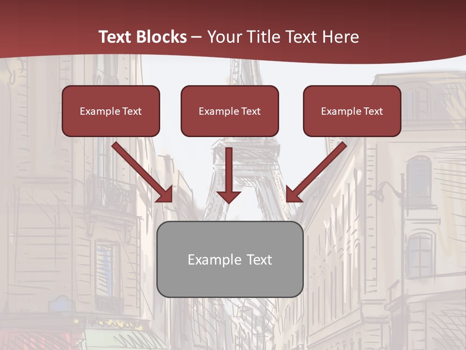 Exterior Silhouette Black PowerPoint Template