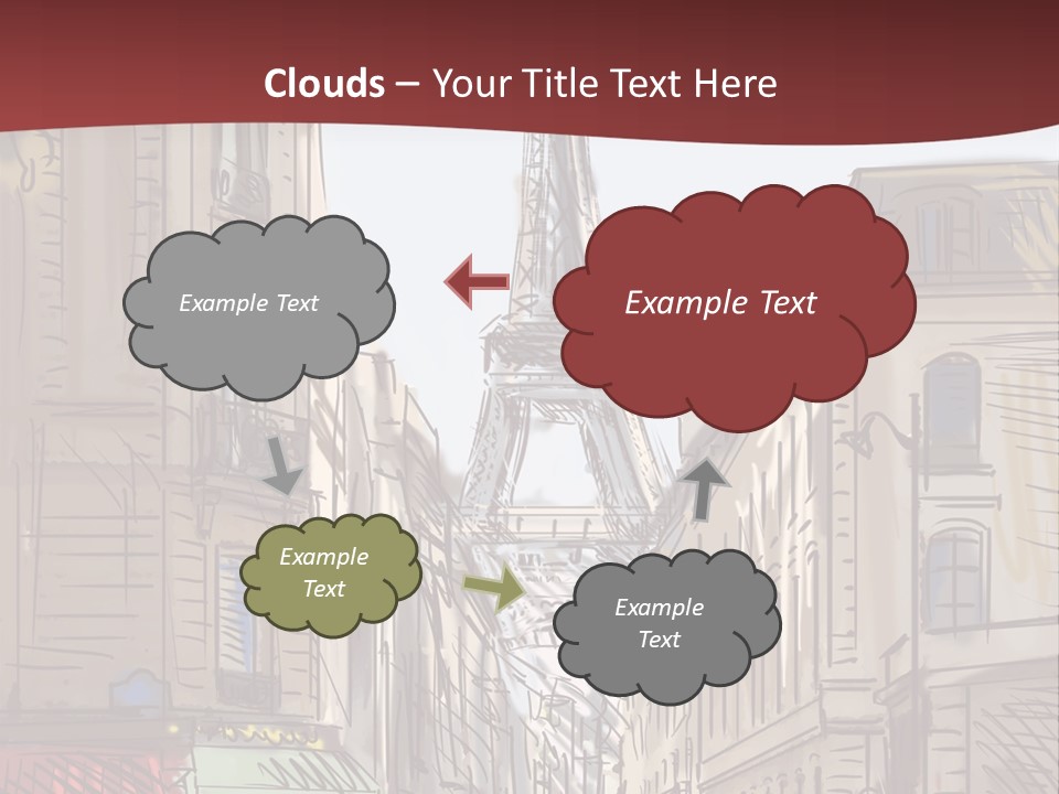 Exterior Silhouette Black PowerPoint Template