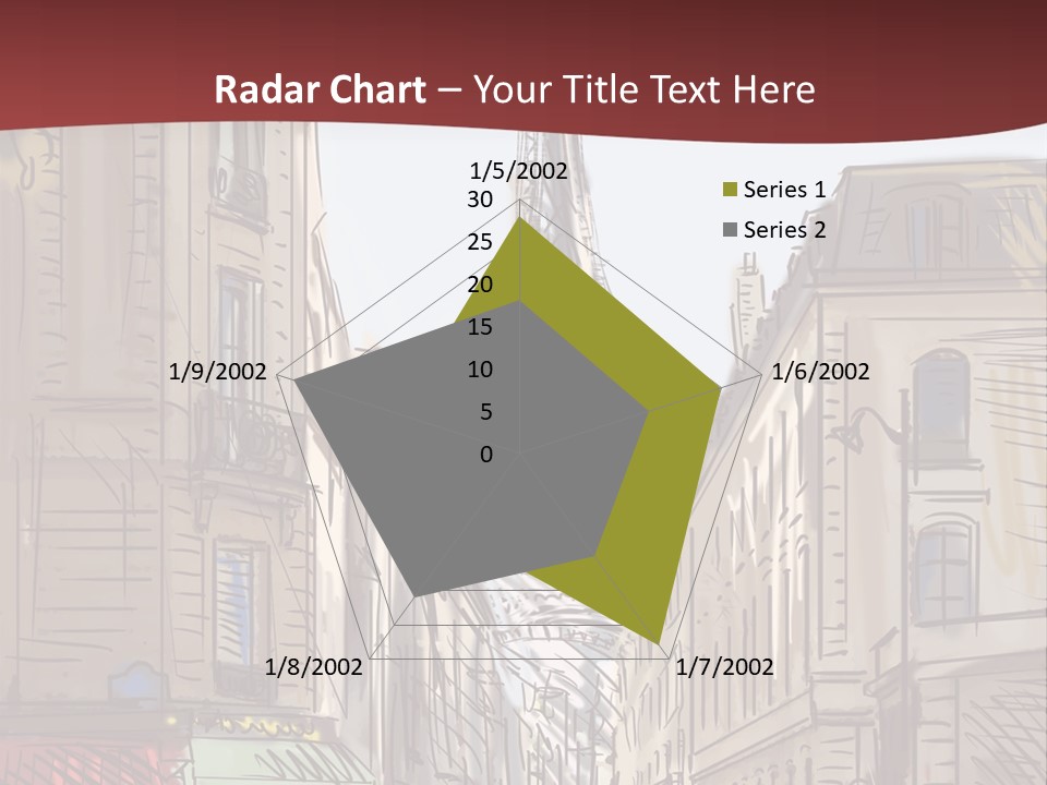 Exterior Silhouette Black PowerPoint Template