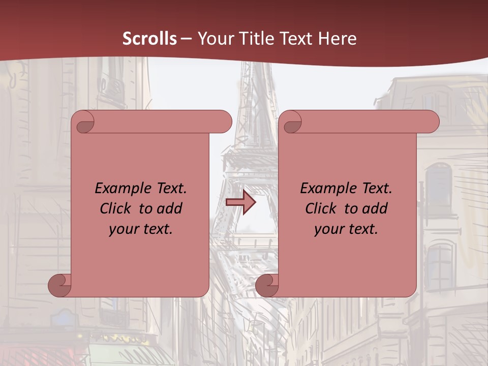 Exterior Silhouette Black PowerPoint Template
