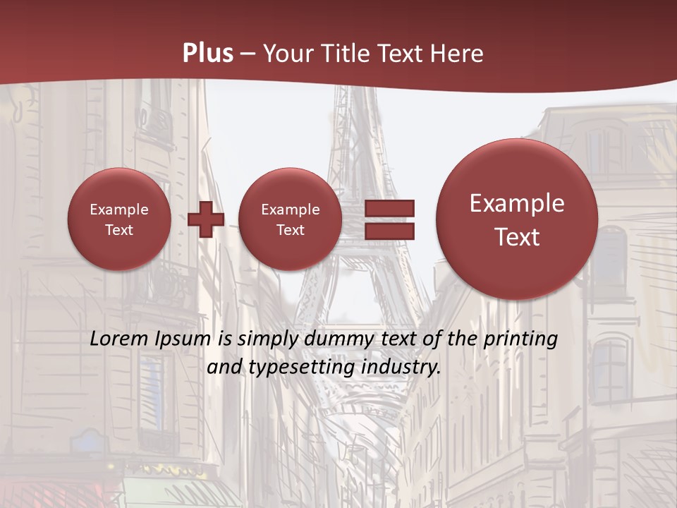 Exterior Silhouette Black PowerPoint Template