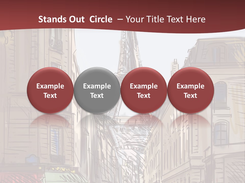 Exterior Silhouette Black PowerPoint Template