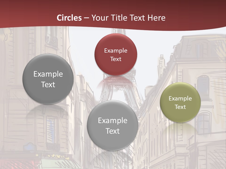 Exterior Silhouette Black PowerPoint Template