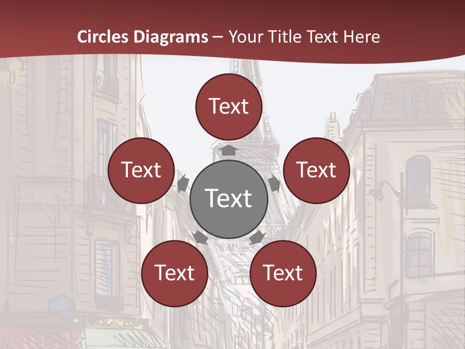 Exterior Silhouette Black PowerPoint Template