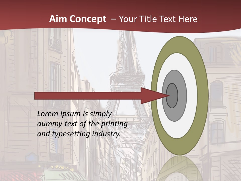 Exterior Silhouette Black PowerPoint Template