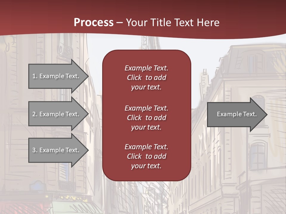 Exterior Silhouette Black PowerPoint Template