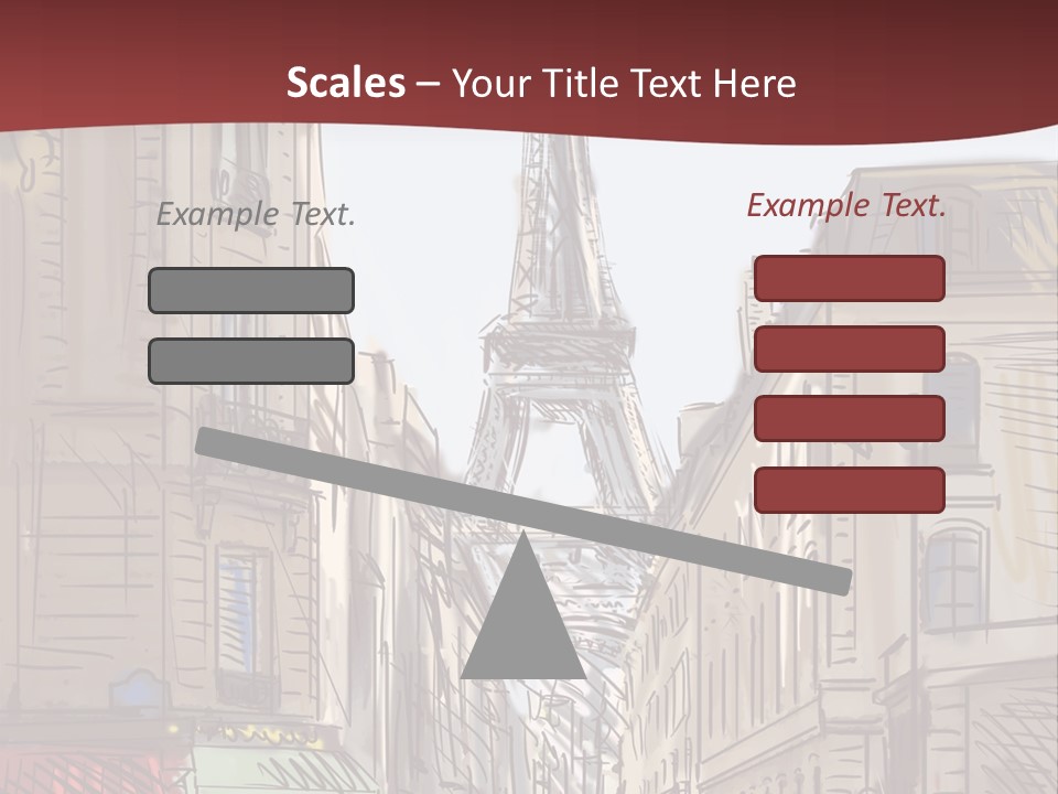 Exterior Silhouette Black PowerPoint Template