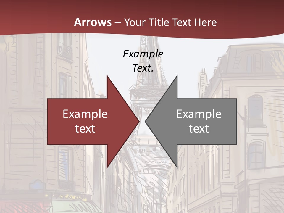 Exterior Silhouette Black PowerPoint Template