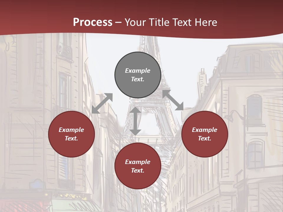 Exterior Silhouette Black PowerPoint Template