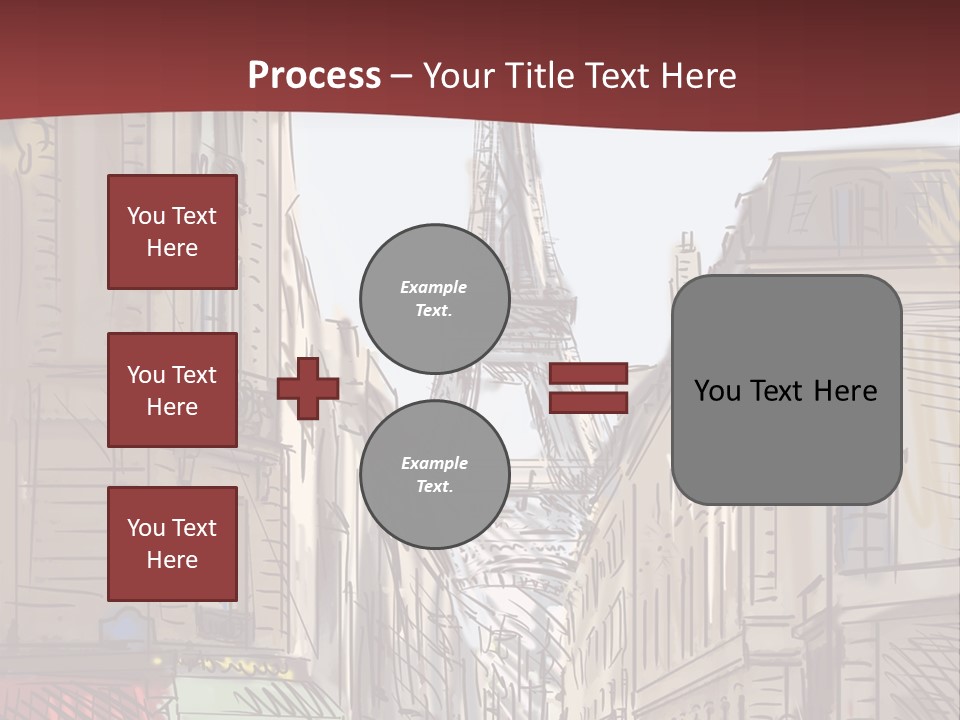 Exterior Silhouette Black PowerPoint Template