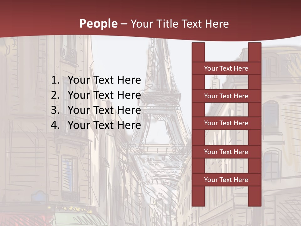 Exterior Silhouette Black PowerPoint Template