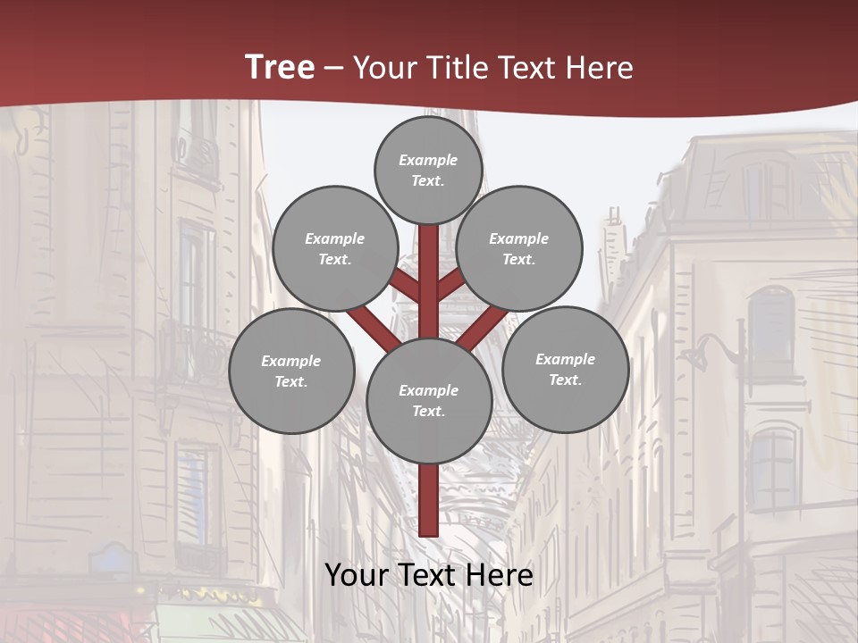 Exterior Silhouette Black PowerPoint Template