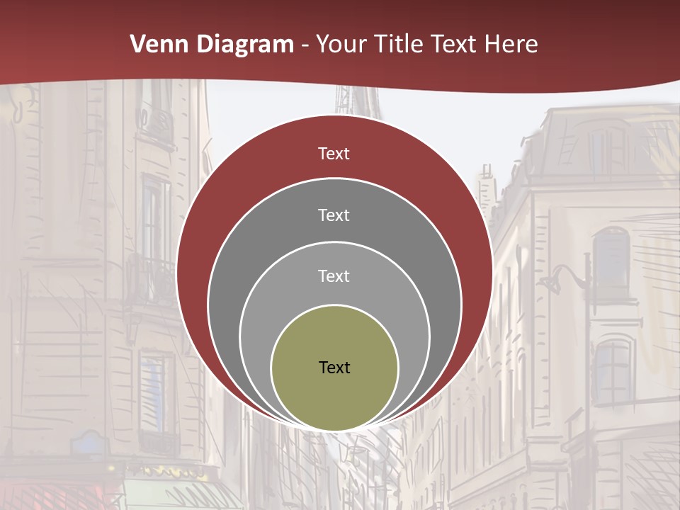 Exterior Silhouette Black PowerPoint Template