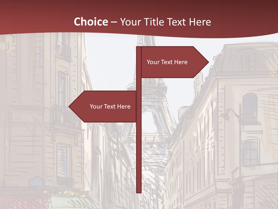 Exterior Silhouette Black PowerPoint Template