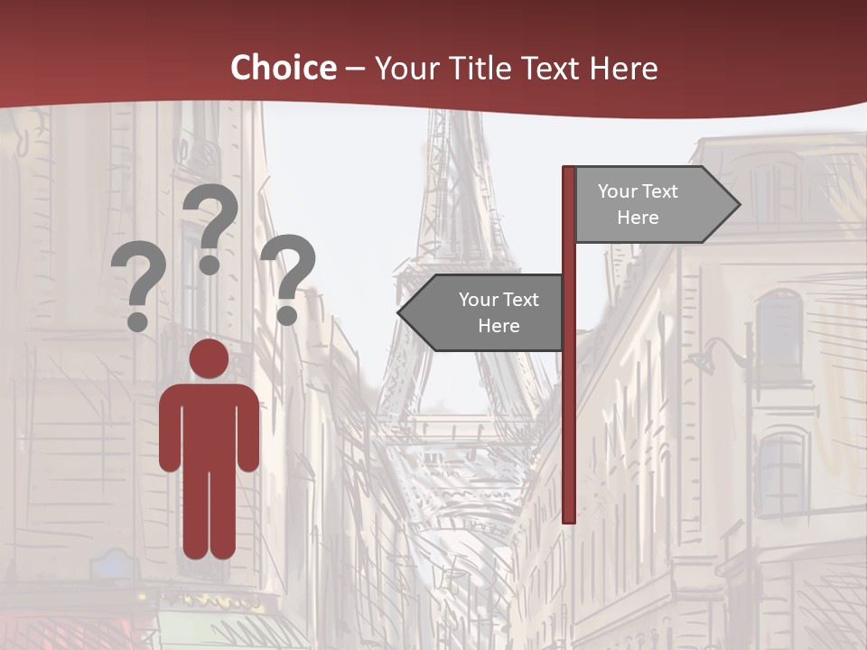 Exterior Silhouette Black PowerPoint Template
