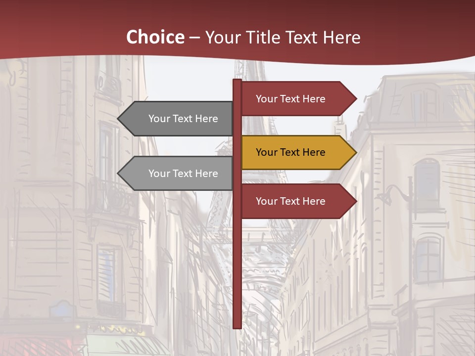 Exterior Silhouette Black PowerPoint Template
