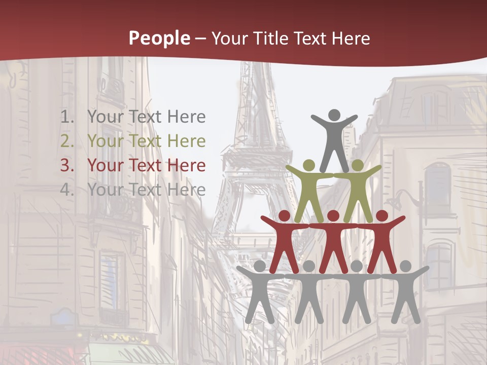 Exterior Silhouette Black PowerPoint Template