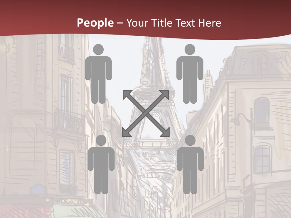 Exterior Silhouette Black PowerPoint Template