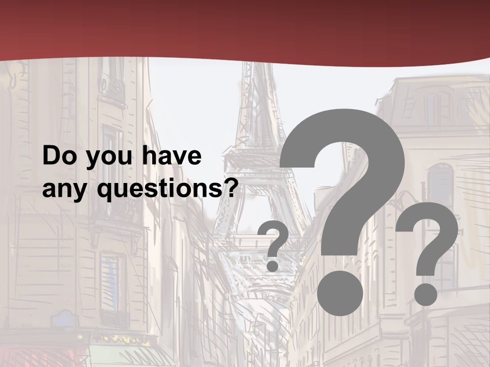 Exterior Silhouette Black PowerPoint Template