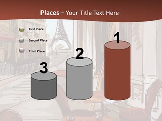 Outline Lantern Paris PowerPoint Template