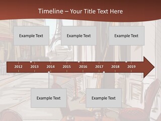 Outline Lantern Paris PowerPoint Template