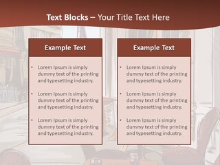 Outline Lantern Paris PowerPoint Template