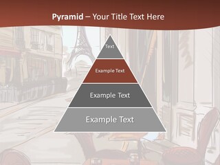 Outline Lantern Paris PowerPoint Template