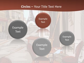 Outline Lantern Paris PowerPoint Template