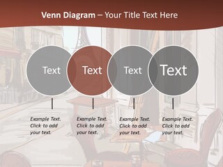 Outline Lantern Paris PowerPoint Template
