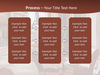 Outline Lantern Paris PowerPoint Template