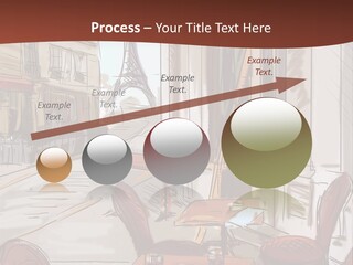 Outline Lantern Paris PowerPoint Template
